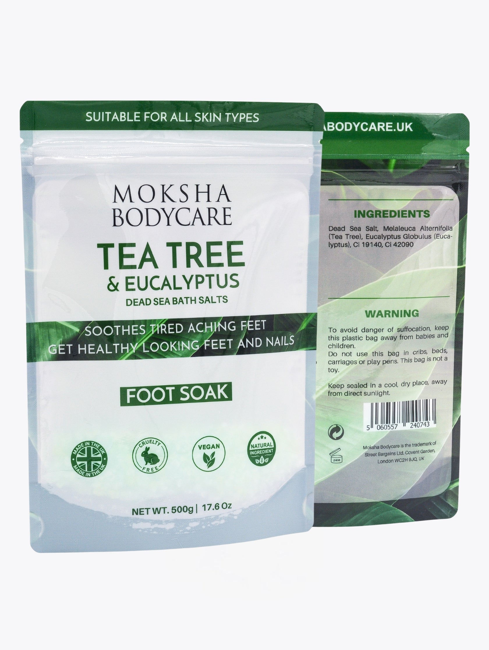 Foot Soak Tea Tree & Eucalyptus Oil