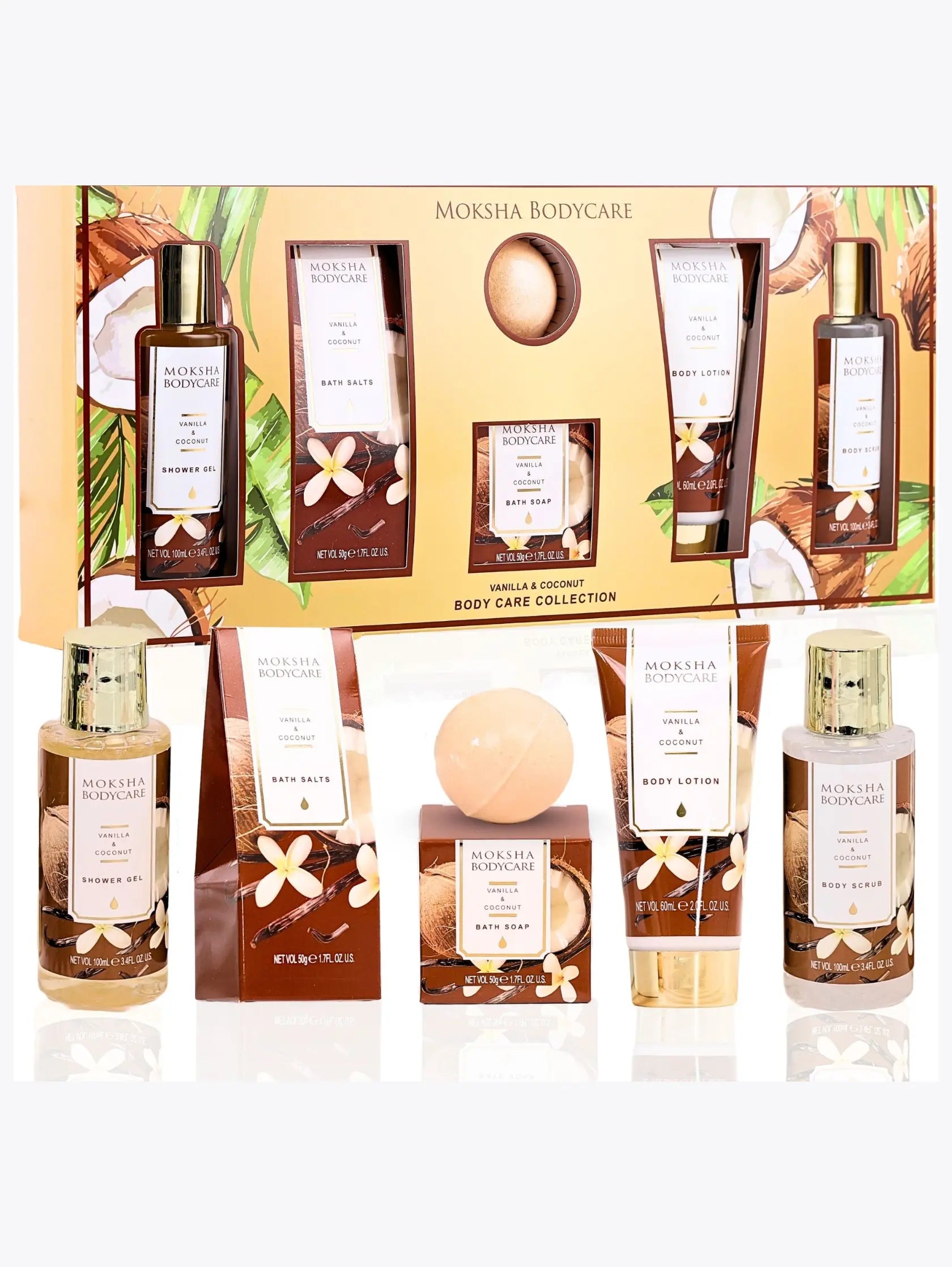 Vanilla and Coconut Gift Sets for Women