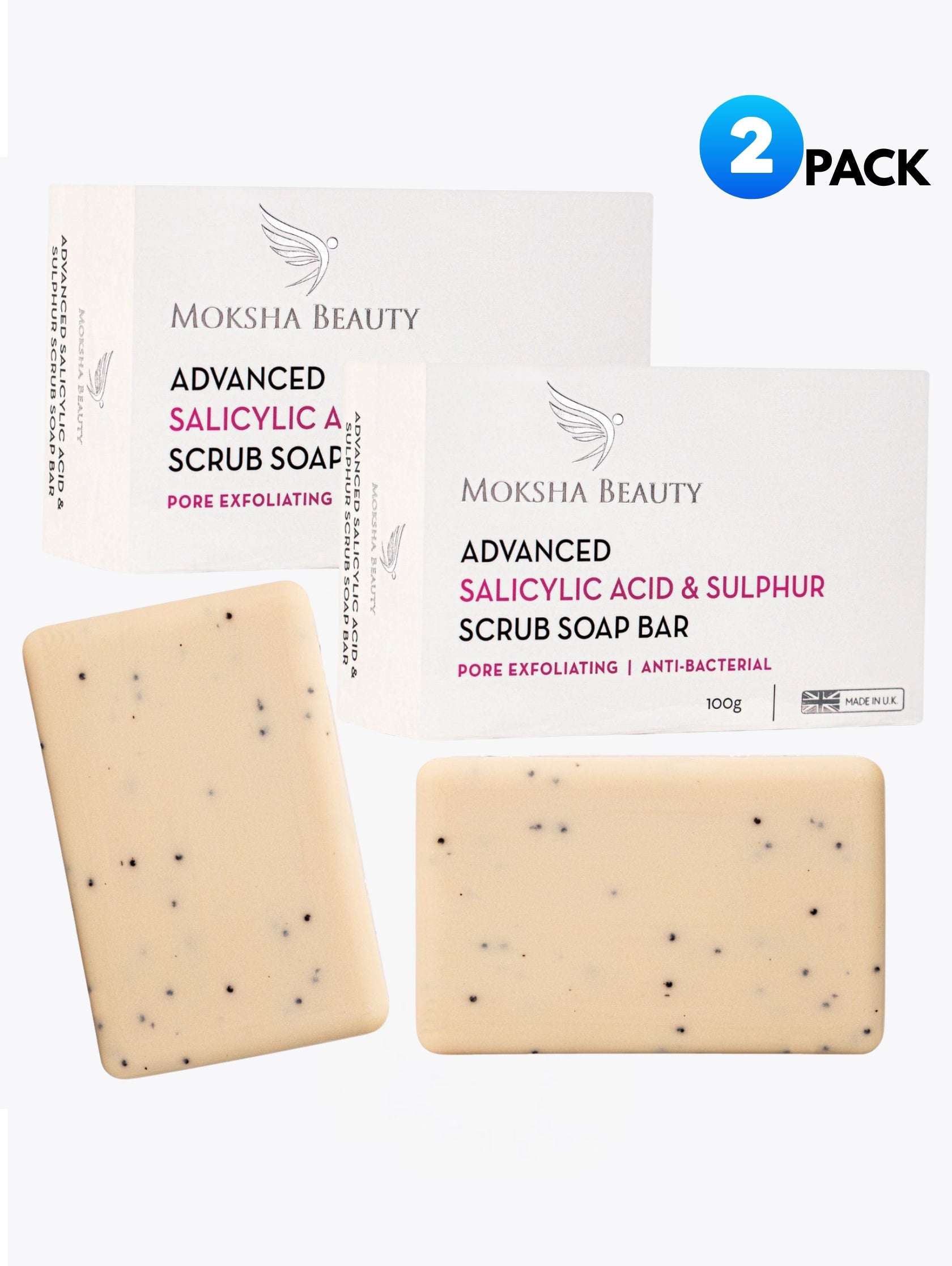 Salicylic Acid & Sulphur Soap – Pack of 2