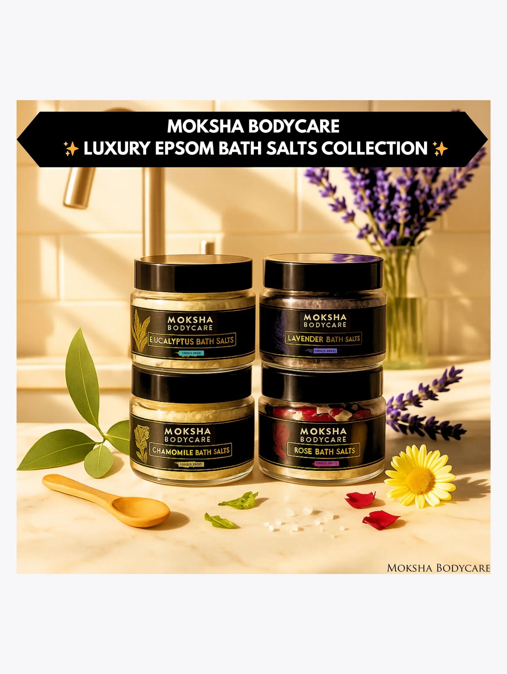 Epsom Bath Salts Gift Set