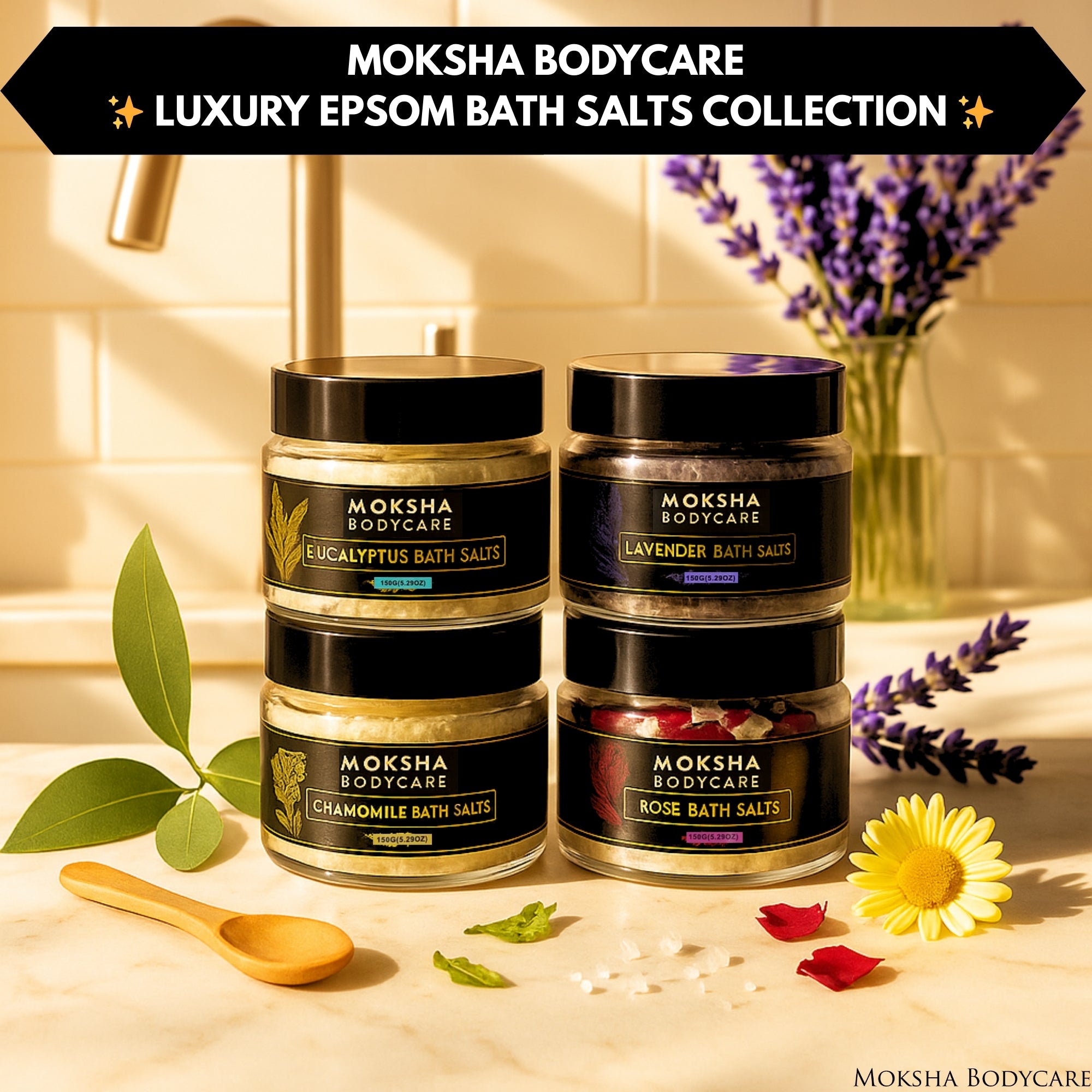 Epsom Bath Salts Gift Set