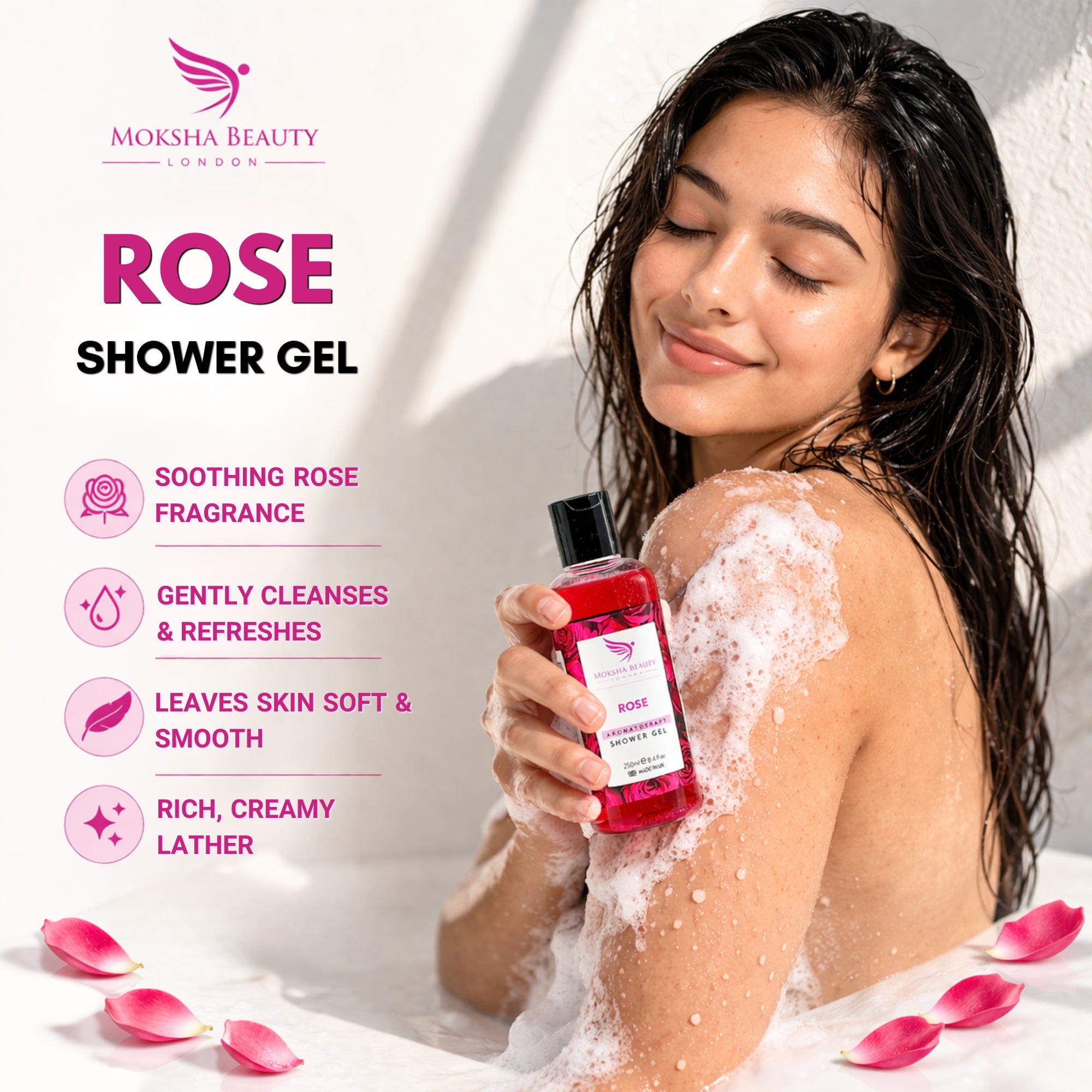 British Rose Shower Gel