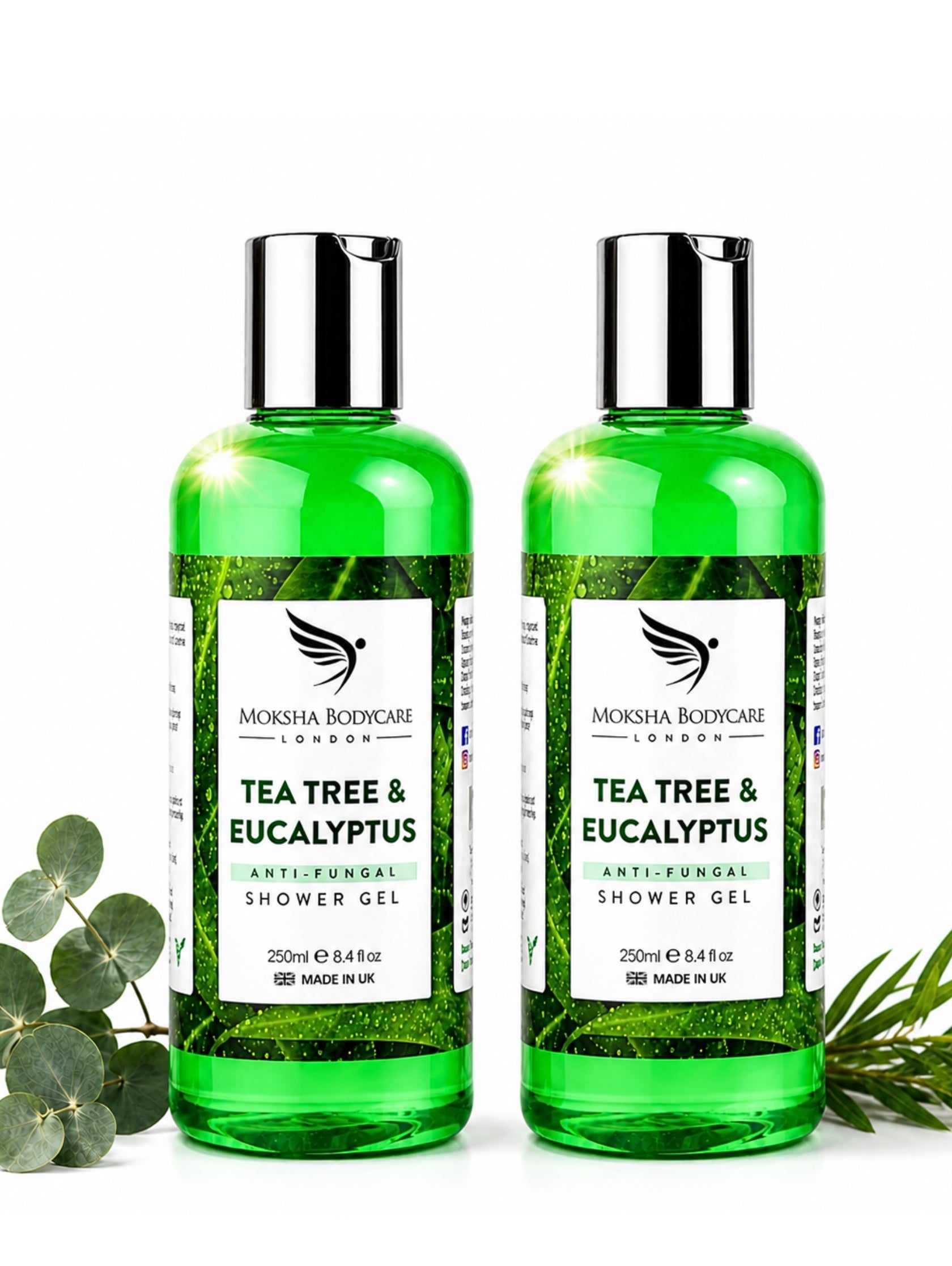 Tea Tree Antifungal Shower Gel – 2 x 250ml