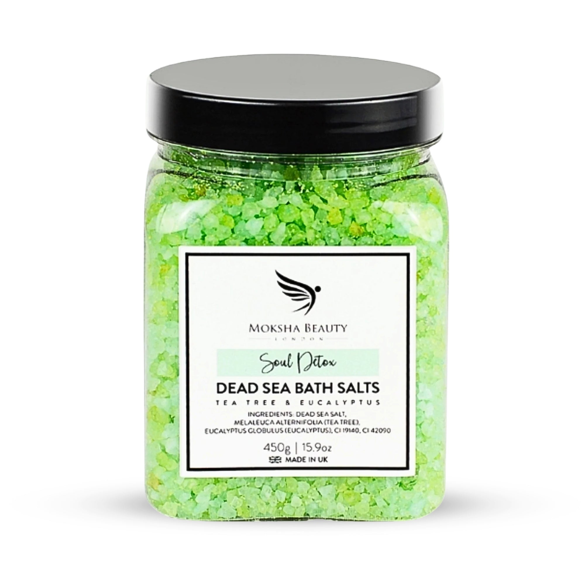 Tea Tree Bath Salts Natural Detox Soothing Relaxing Aromatherapy Soak
