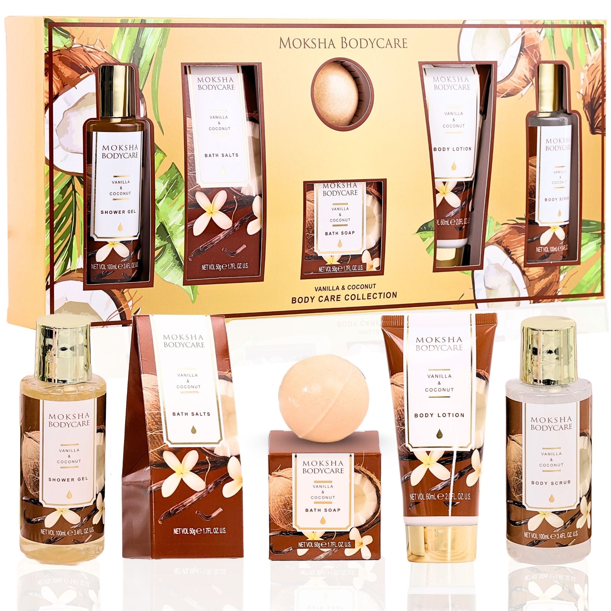 Vanilla and Coconut Gift Sets for Women